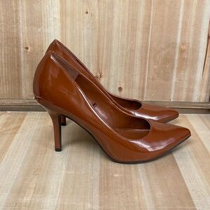 Nine West Rust Brown Heels